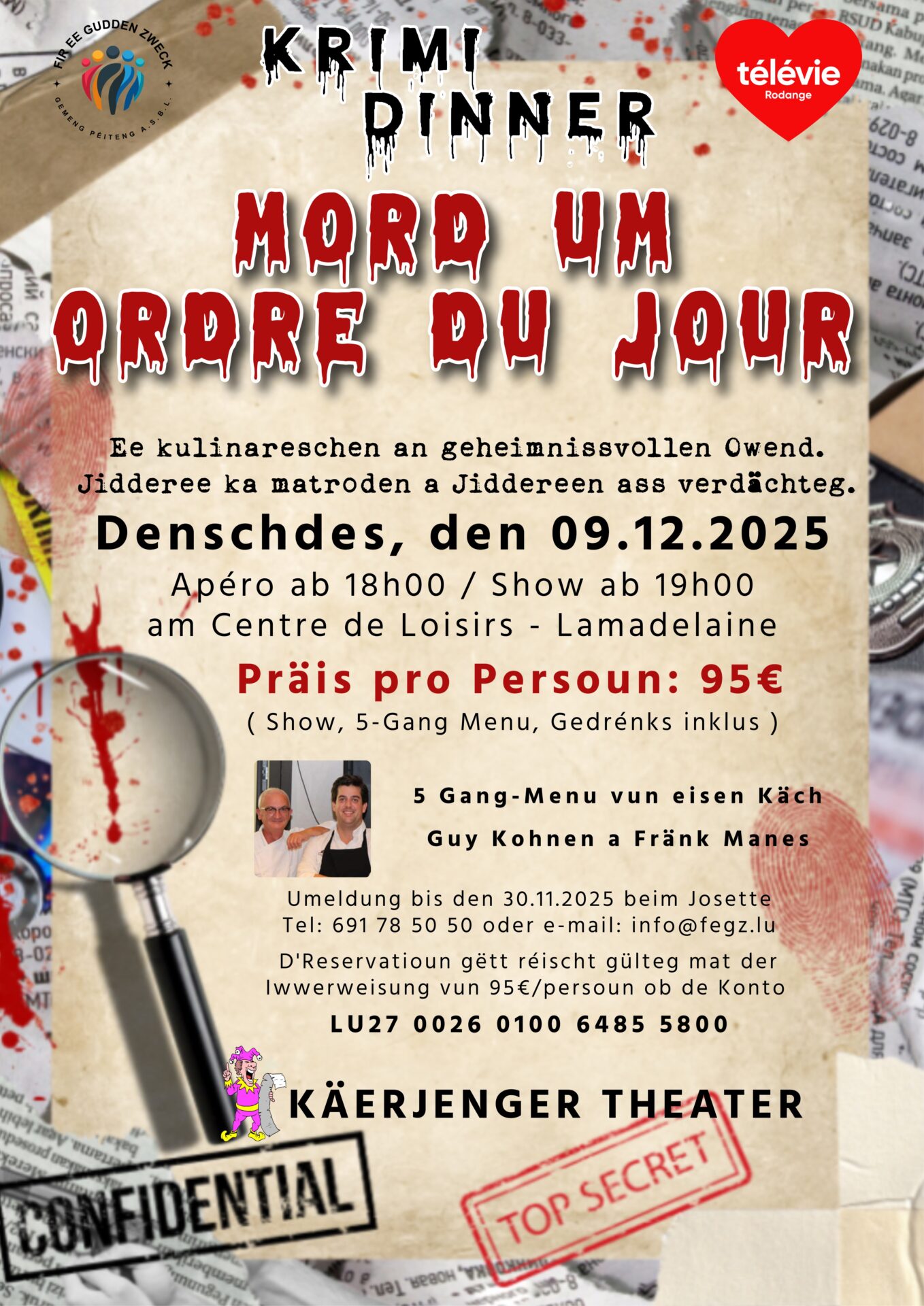 Krimi Dinner – Mord um Ordre du jour