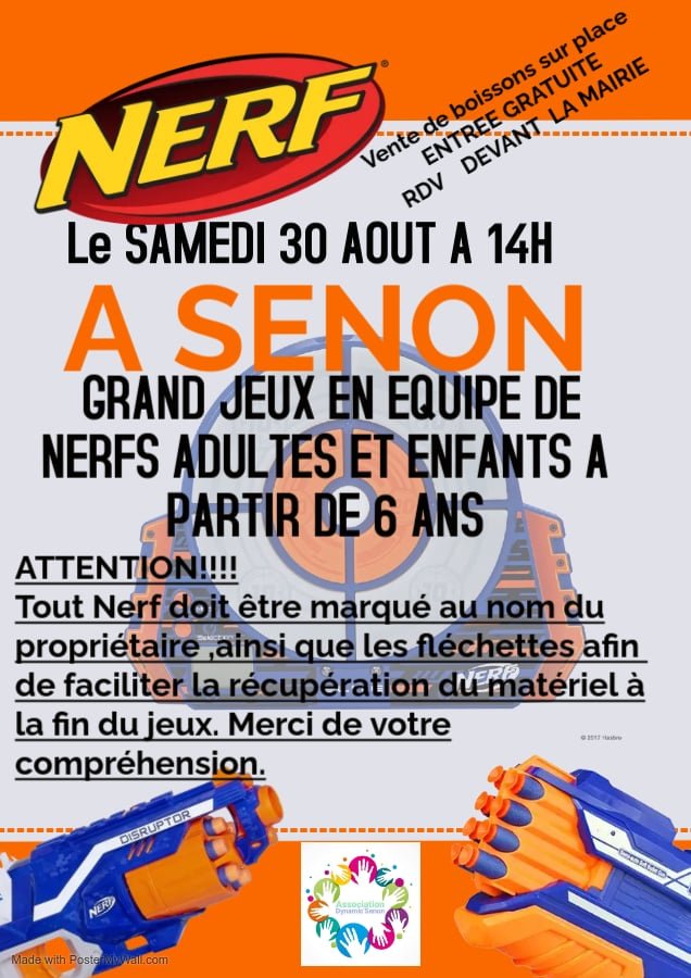 Grand jeux en équipe Nerf