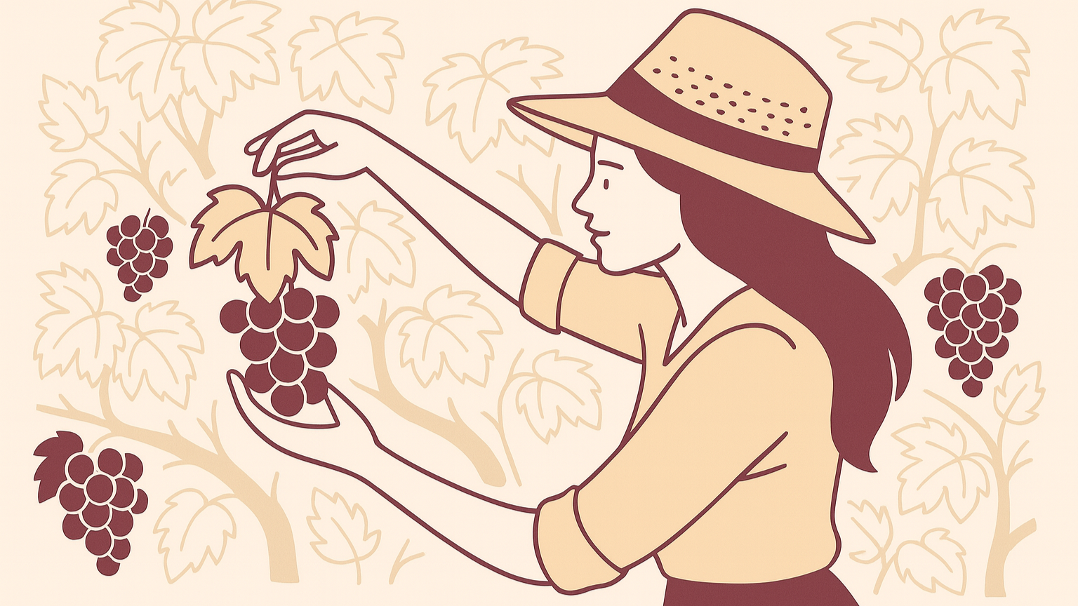 Vendange et dégustation de vin | Par Maison Femme