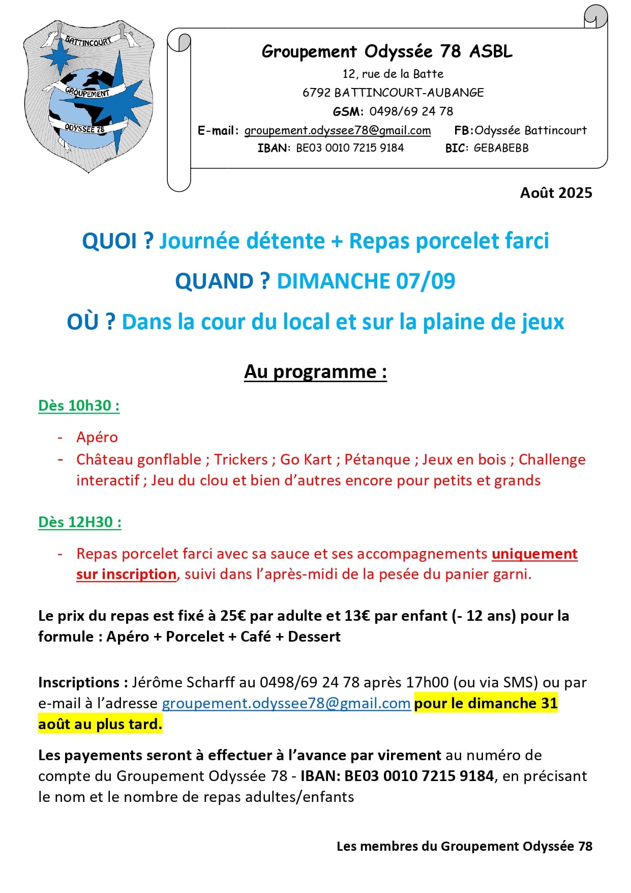 Journée détente à Battincourt