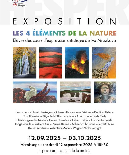 Opening of the exhibition "The 4 Elements of Nature"
