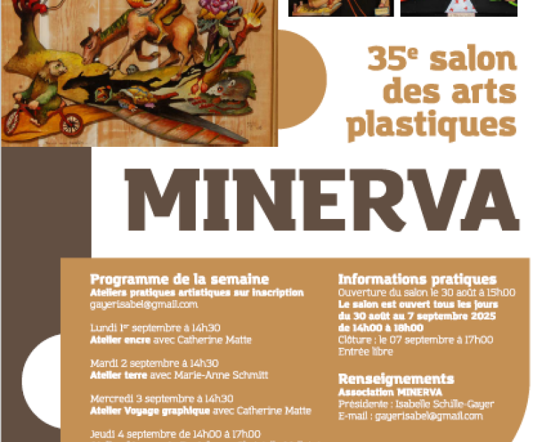 35e salon des arts plastiques Minerva