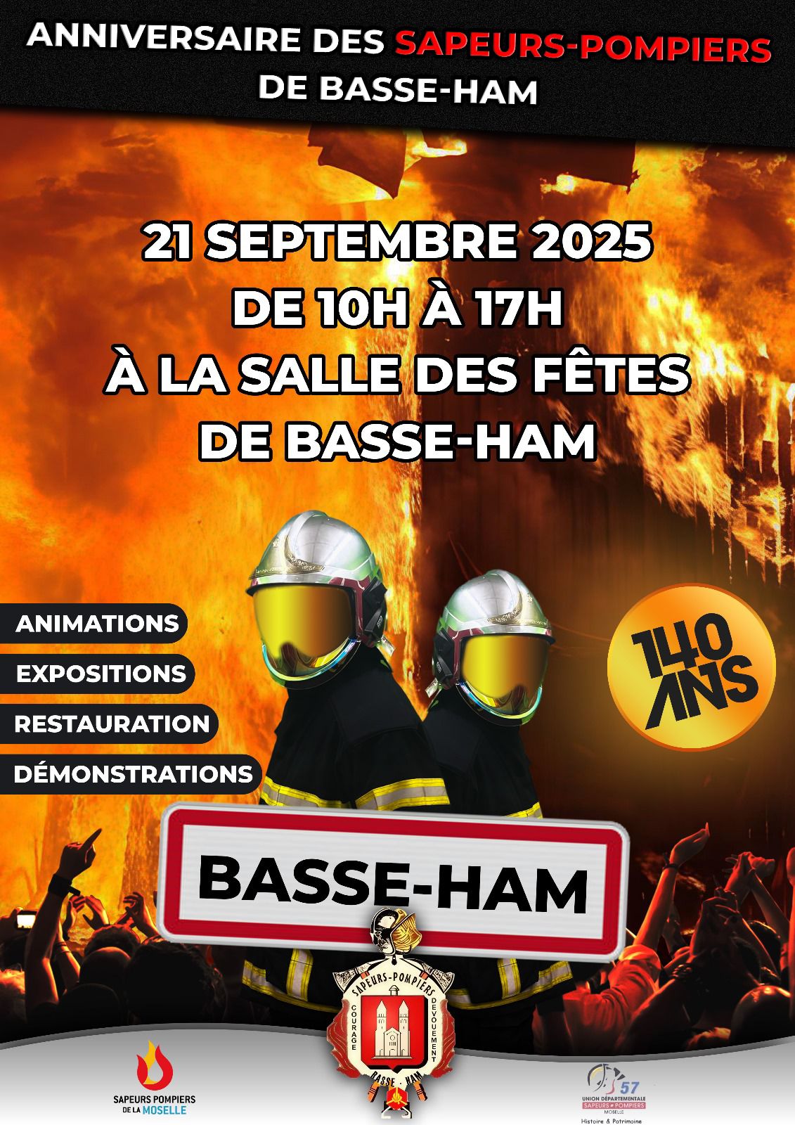 140 ans des Sapeurs-Pompiers de Basse-Ham