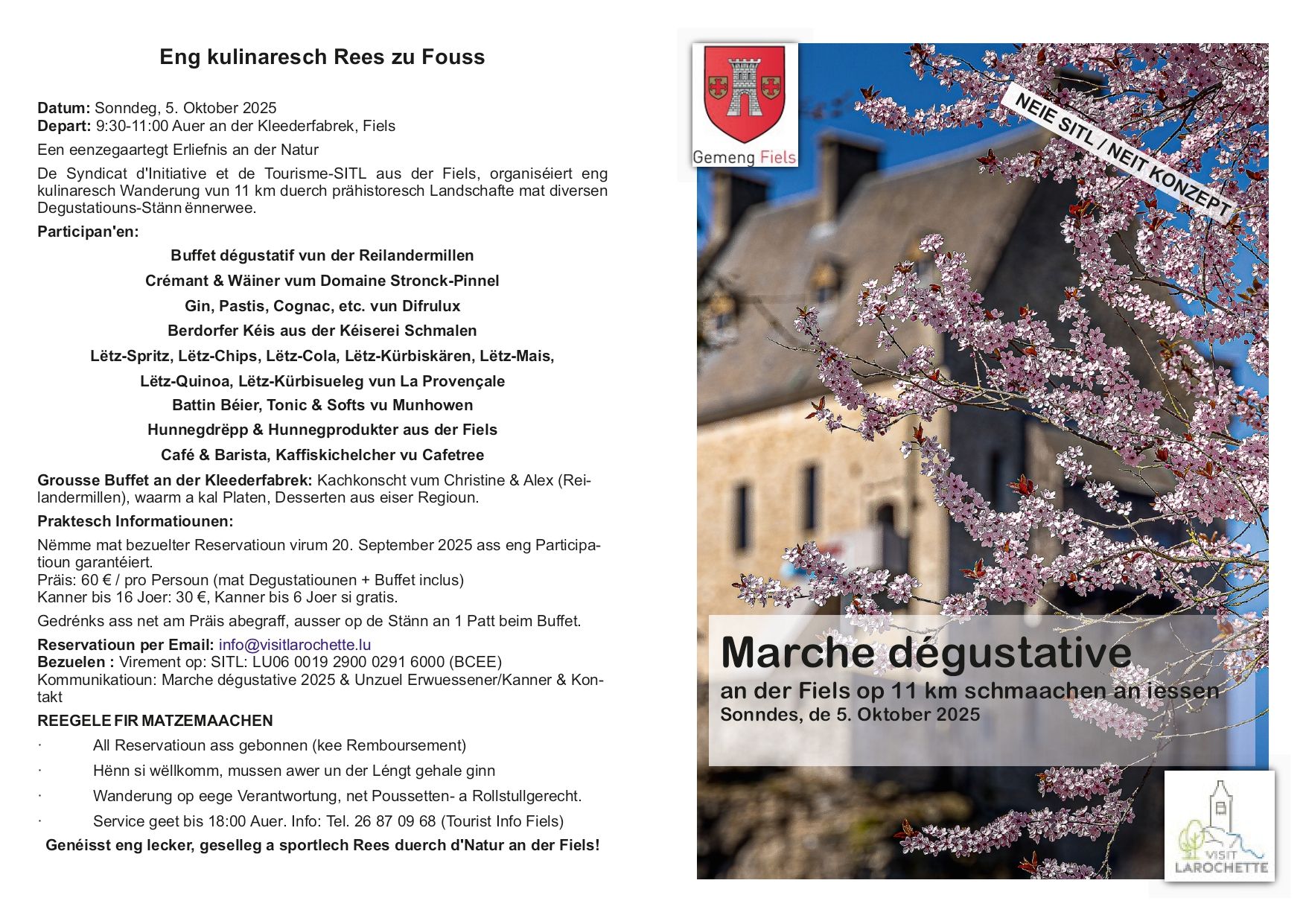Balade de dégustation à Larochette