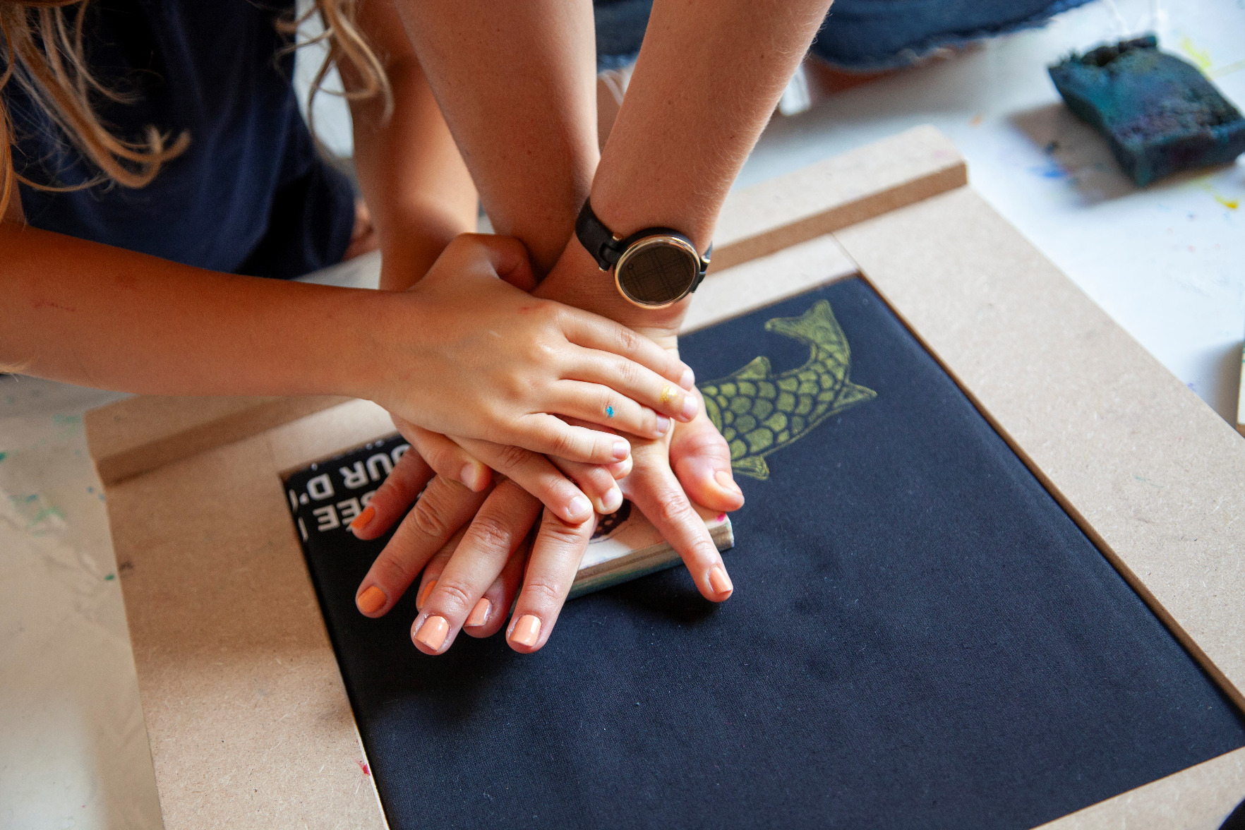Atelier familles Tote bag