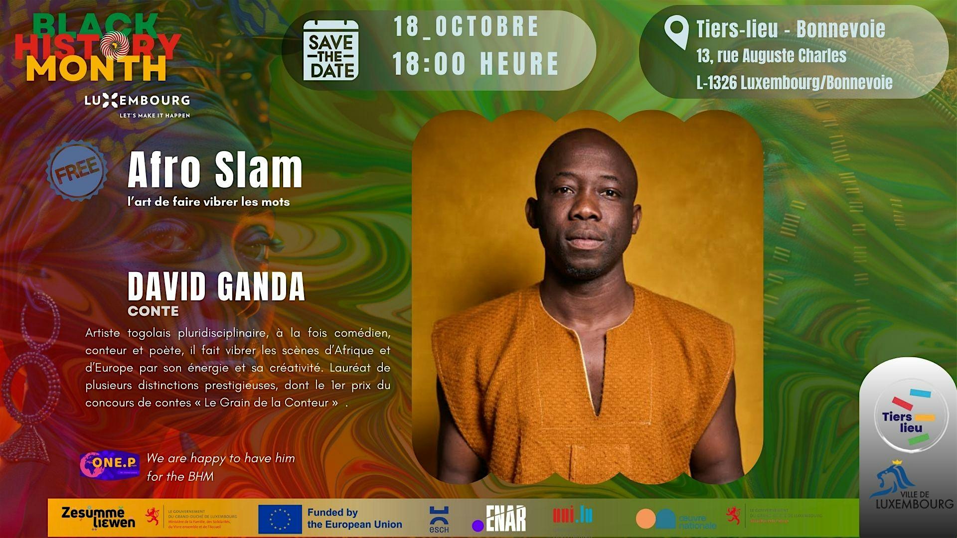 Afro Slam - David GANDA
