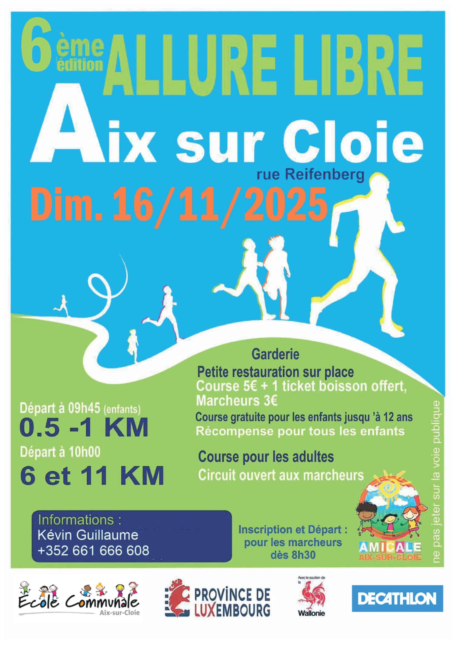 Allure libre de l’école d’Aix-sur-Cloie