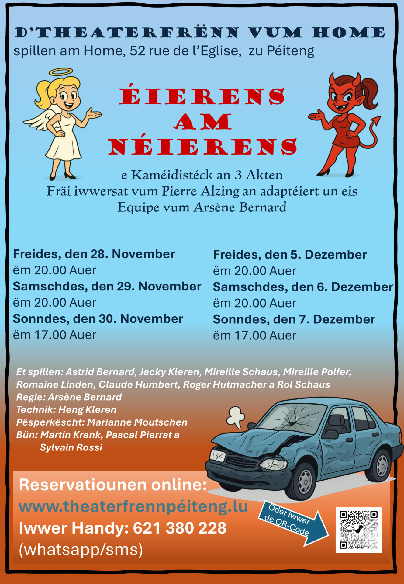 Éierens am néierens - Théâtre