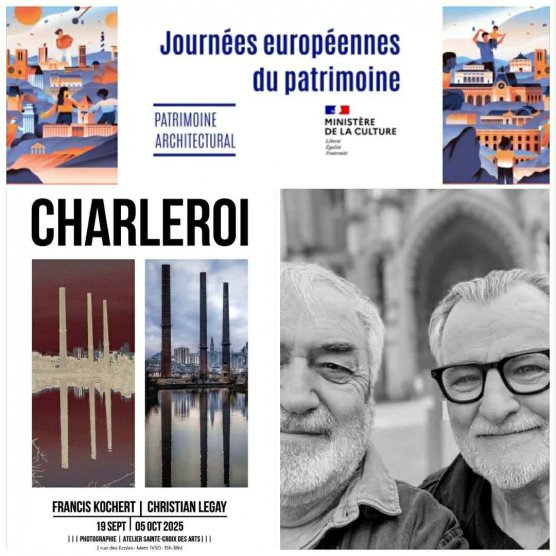 Exposition photo "Charleroi" de Francis Kochert et Christian Legay
