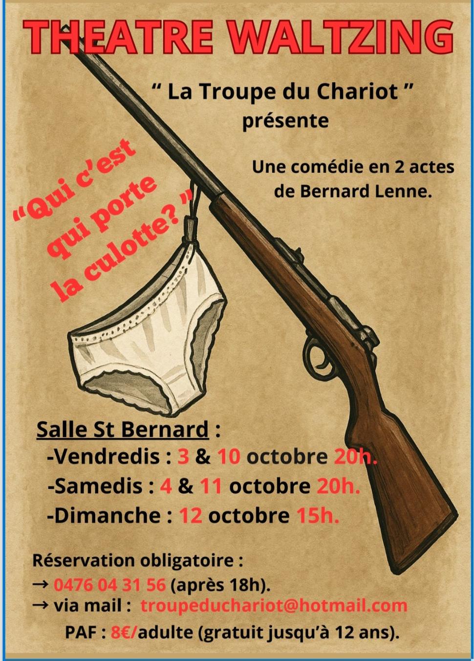 Theater: Who wears the pants?