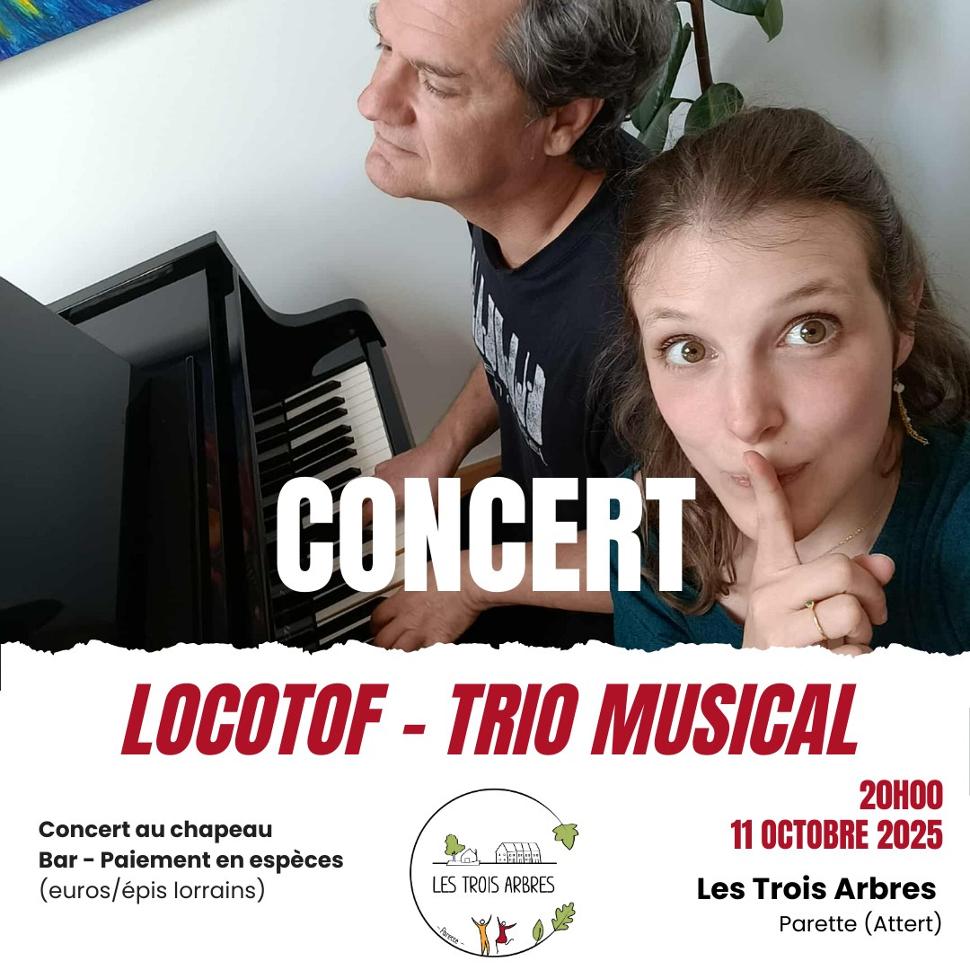 Concert Locotof | Trio Piano-Voice-Oboe