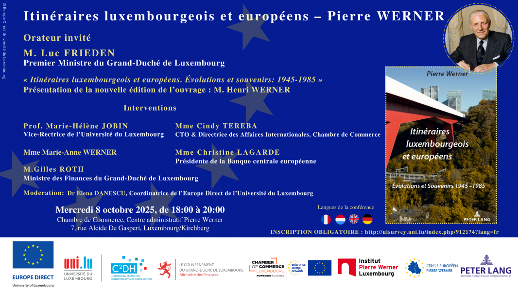 Itinéraires luxembourgeois et européens – Pierre WERNER