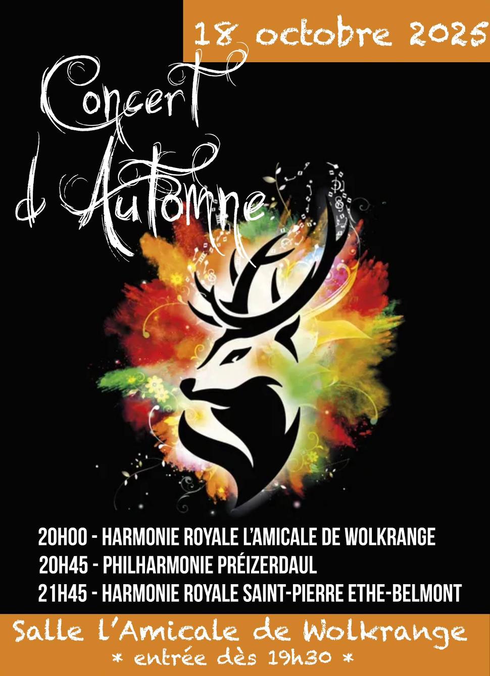 Concert d'automne | Harmonie Royale l'Amicale de Wolkrange