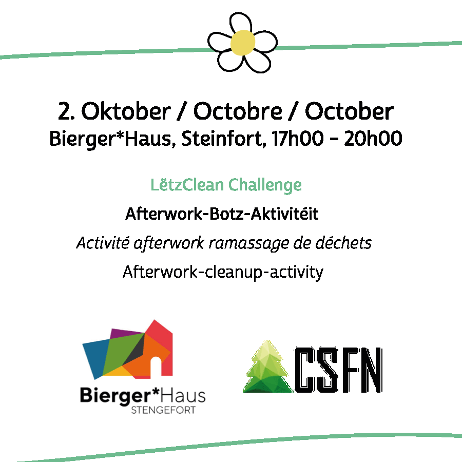 Activité afterwork ramassage de déchets