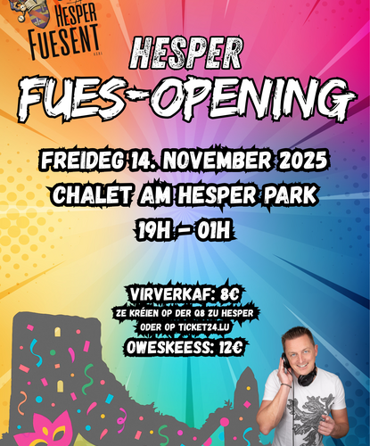 Ouverture de la fête à Hesperange