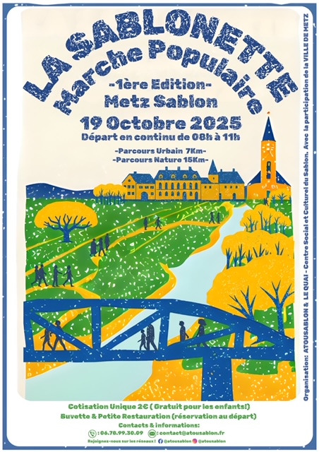 La Sablonette, a popular, friendly, family-friendly market