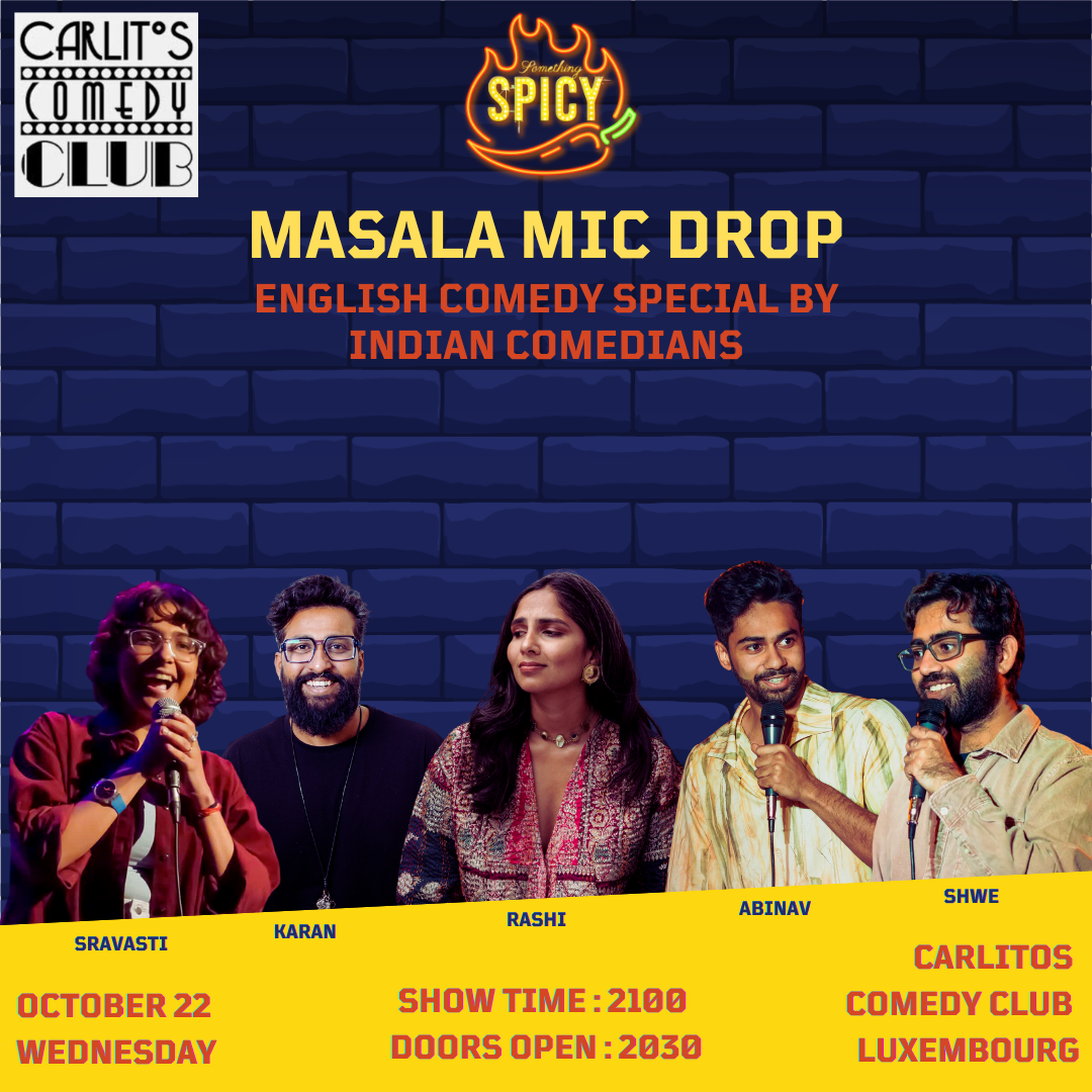 MASALA MIC DROP - Spectacle d'humour en anglais par des comédiens indiens