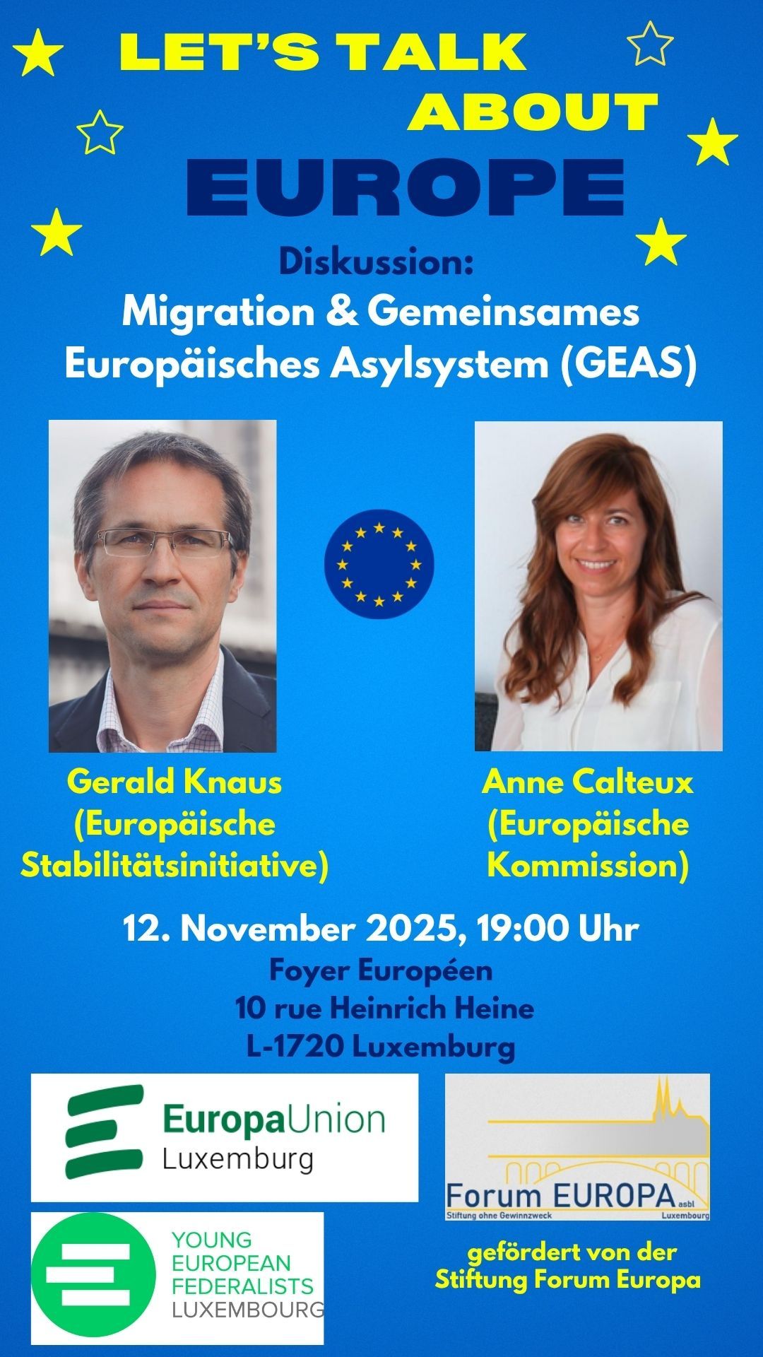 Let's talk about Europe - Migration and the Common European Asylum System (CEAS)