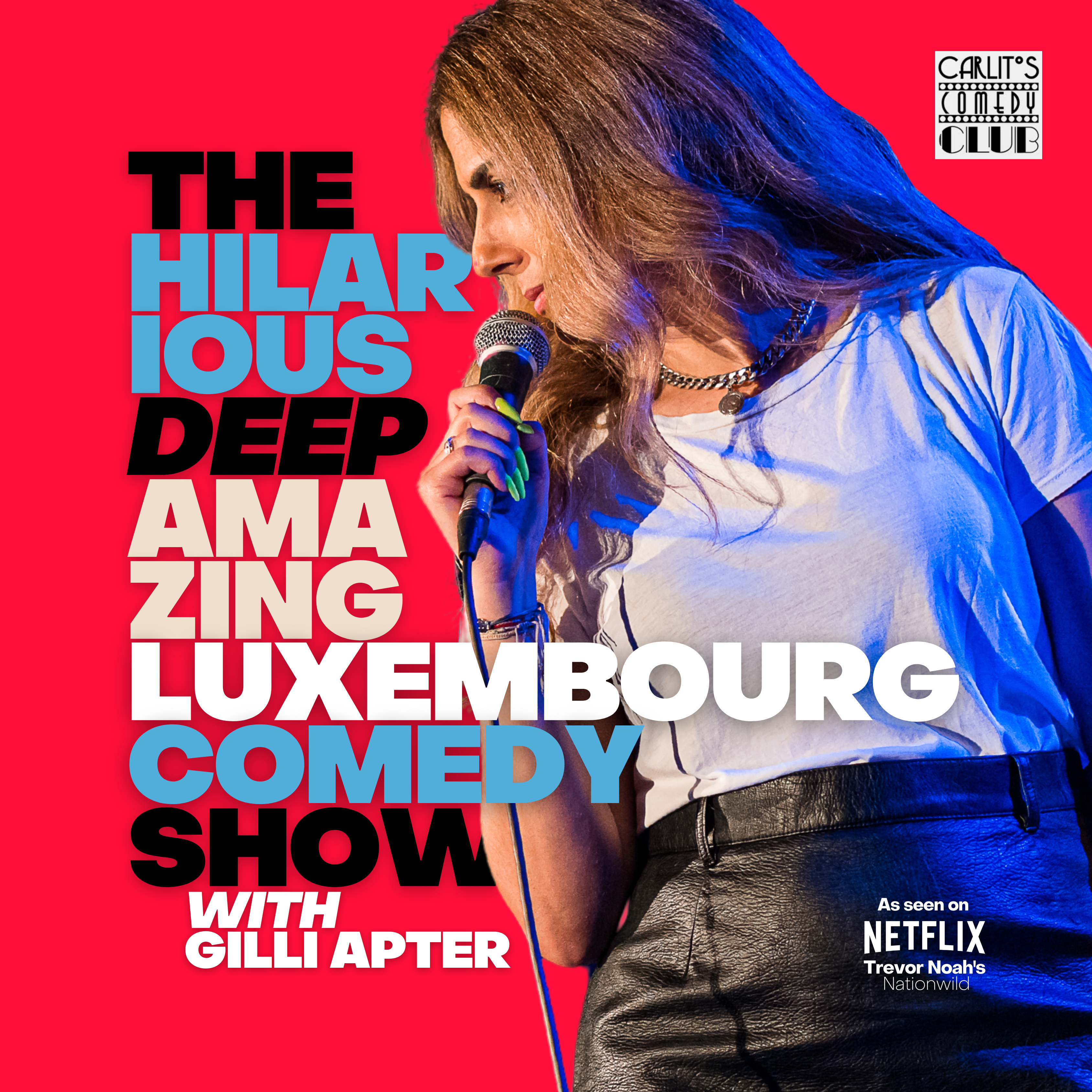 Gilli Apter - Le Spectacle d'Humour Profond et Hilarant au Luxembourg