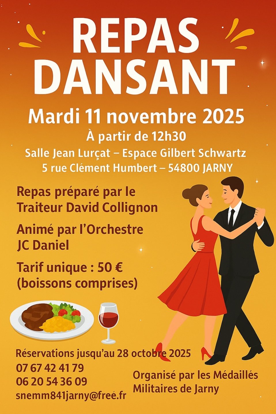 Dancing Meal of Medal Holders