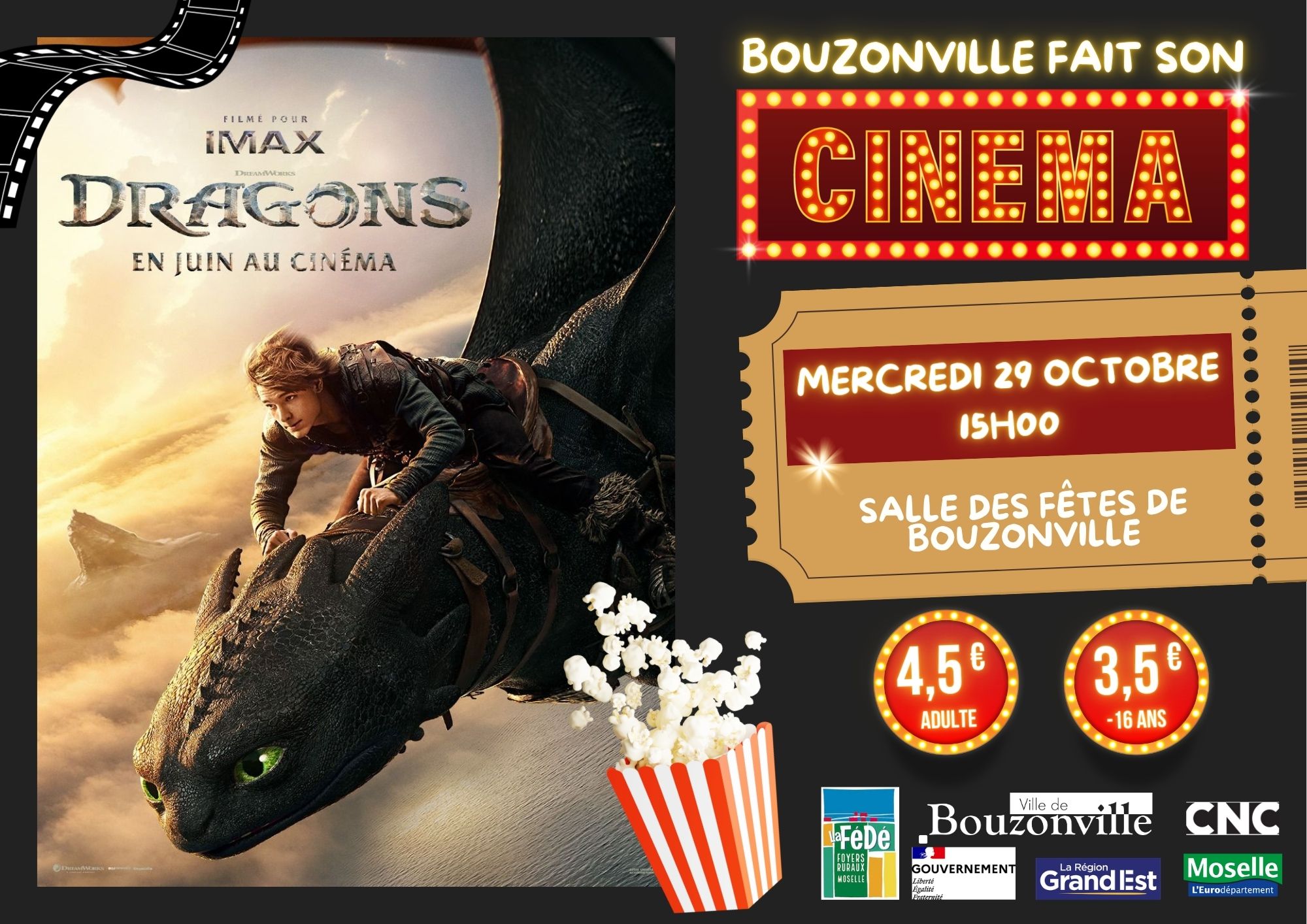 Bouzonville fait son cinéma - 'DRAGONS'