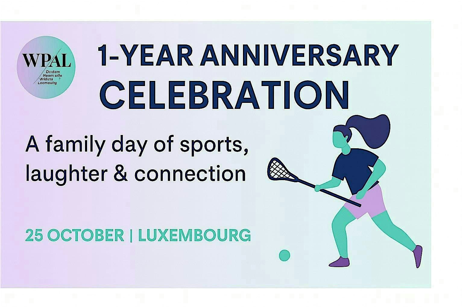 Célébration du 1er anniversaire de WPAL confirmée - 25 octobre !