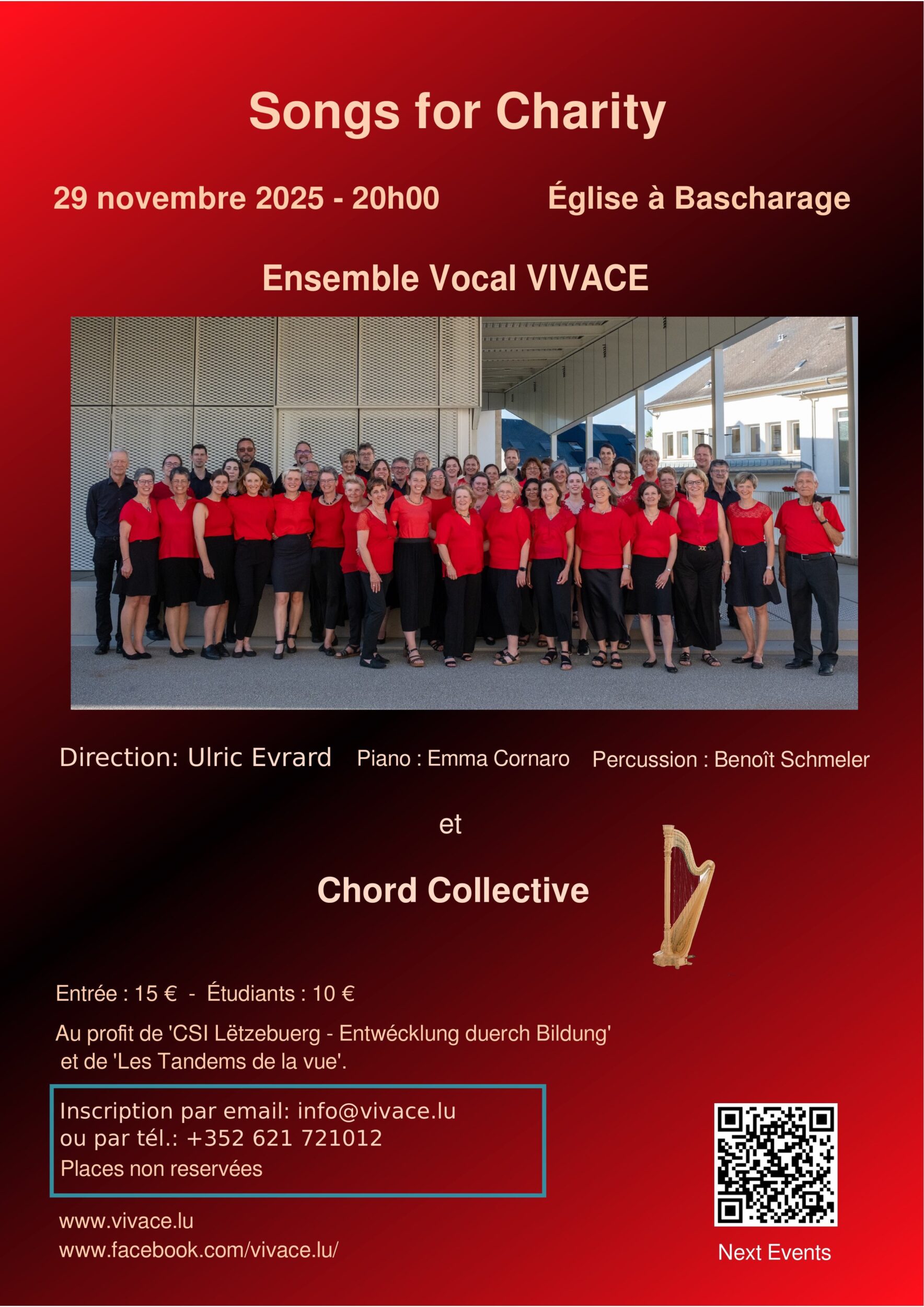 Songs for Charity – Ensemble Vocal Vivace