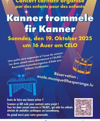 Concert "Kanner trommele fir Kanner"