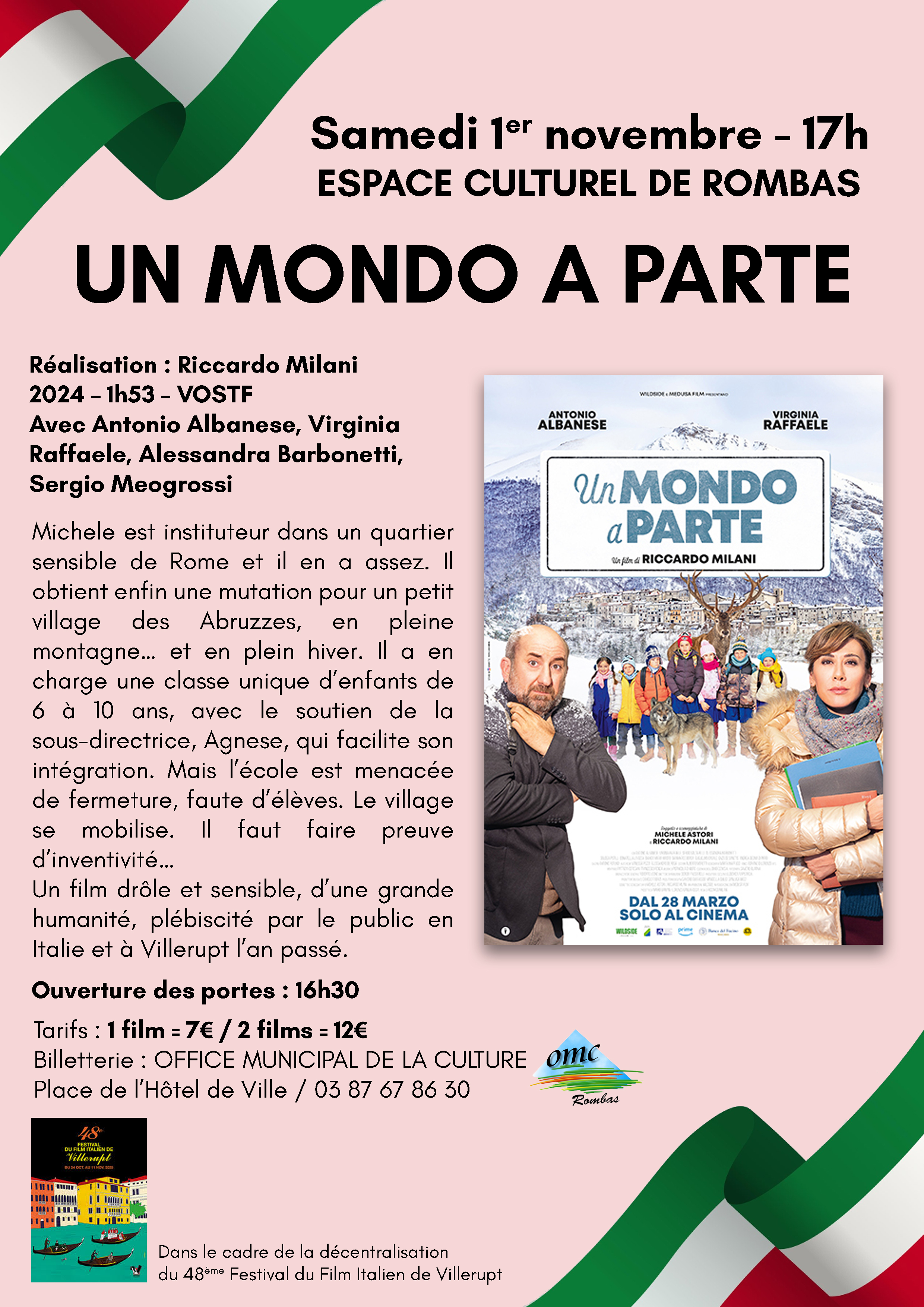 Décentralisation du Festival du Film Italien de Villerupt