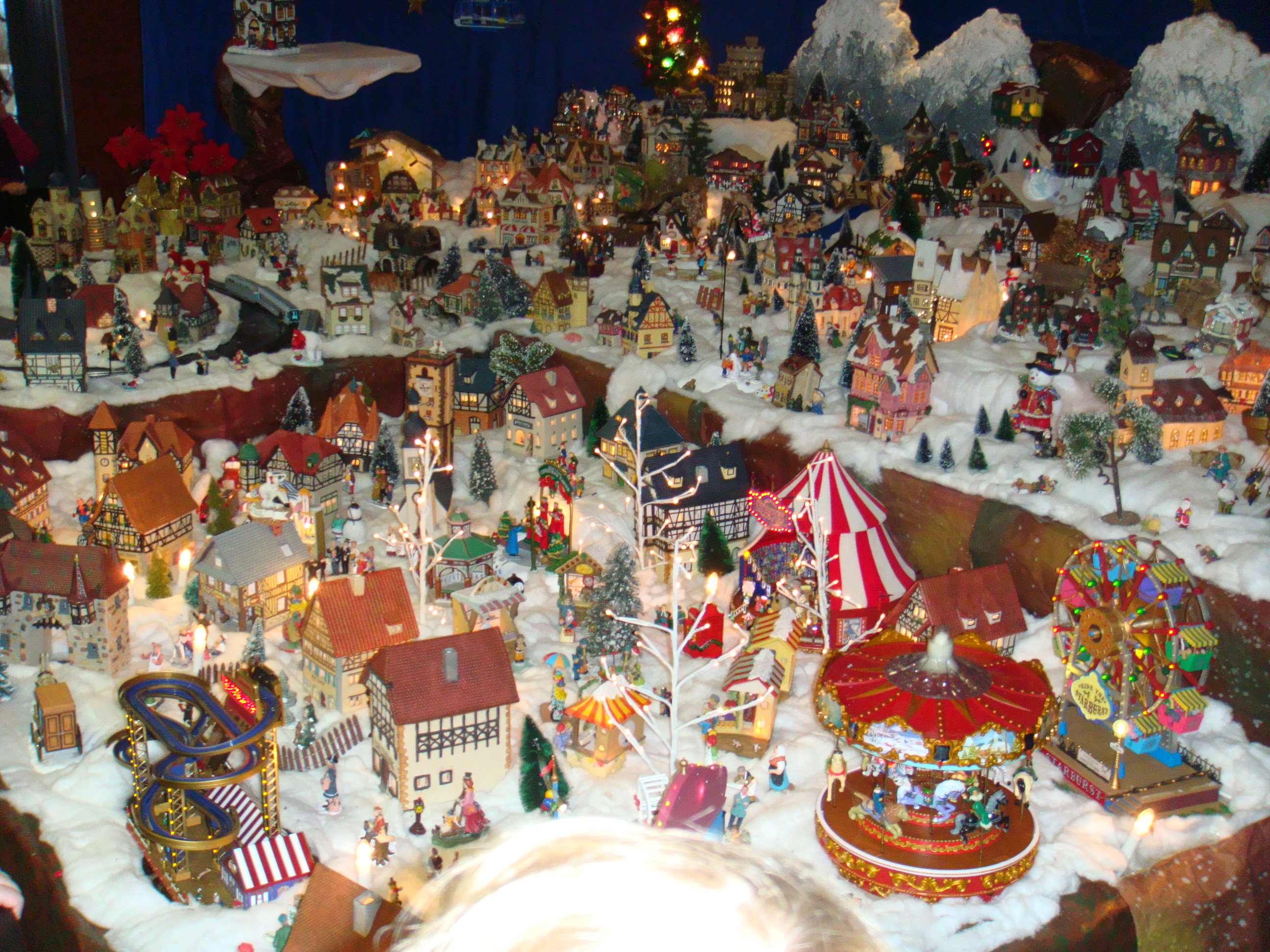 Village de Noël miniature