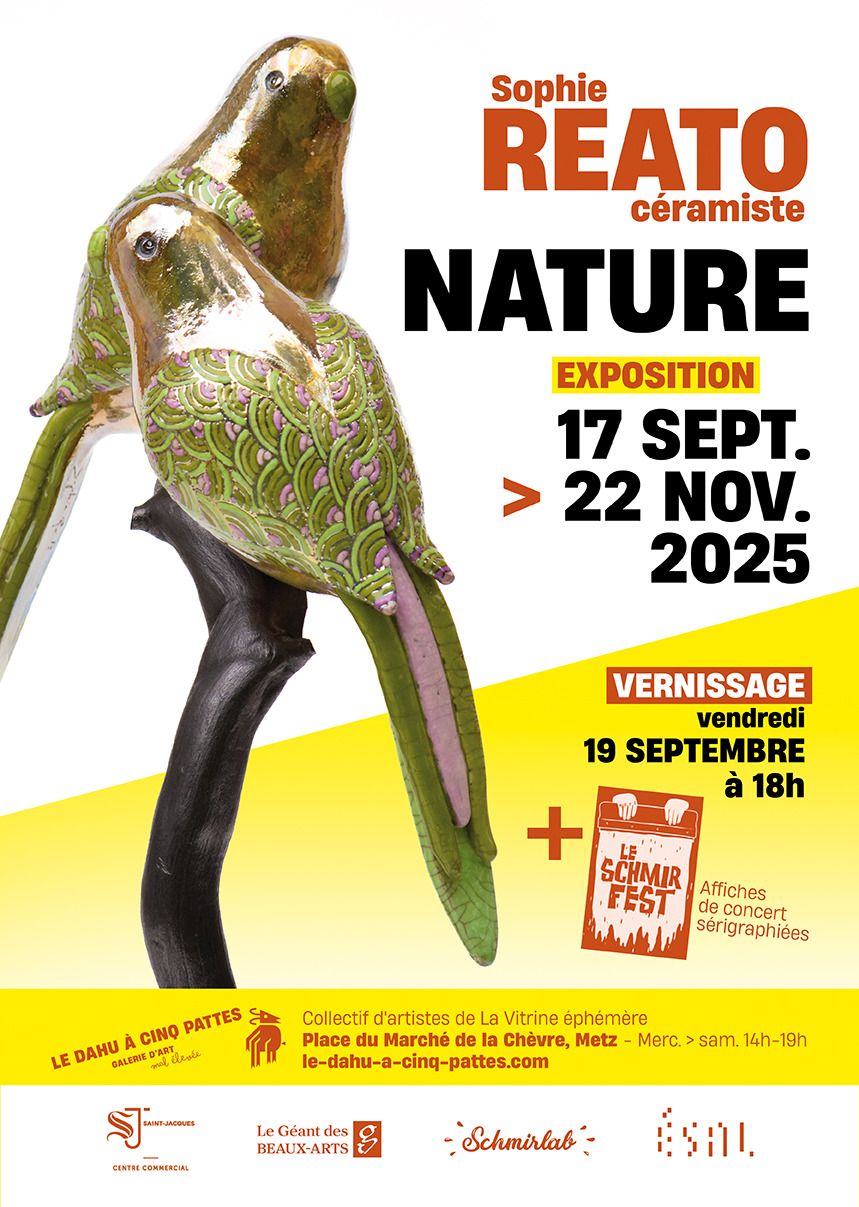 Exposition Nature, de Sophie Reato, céramiste