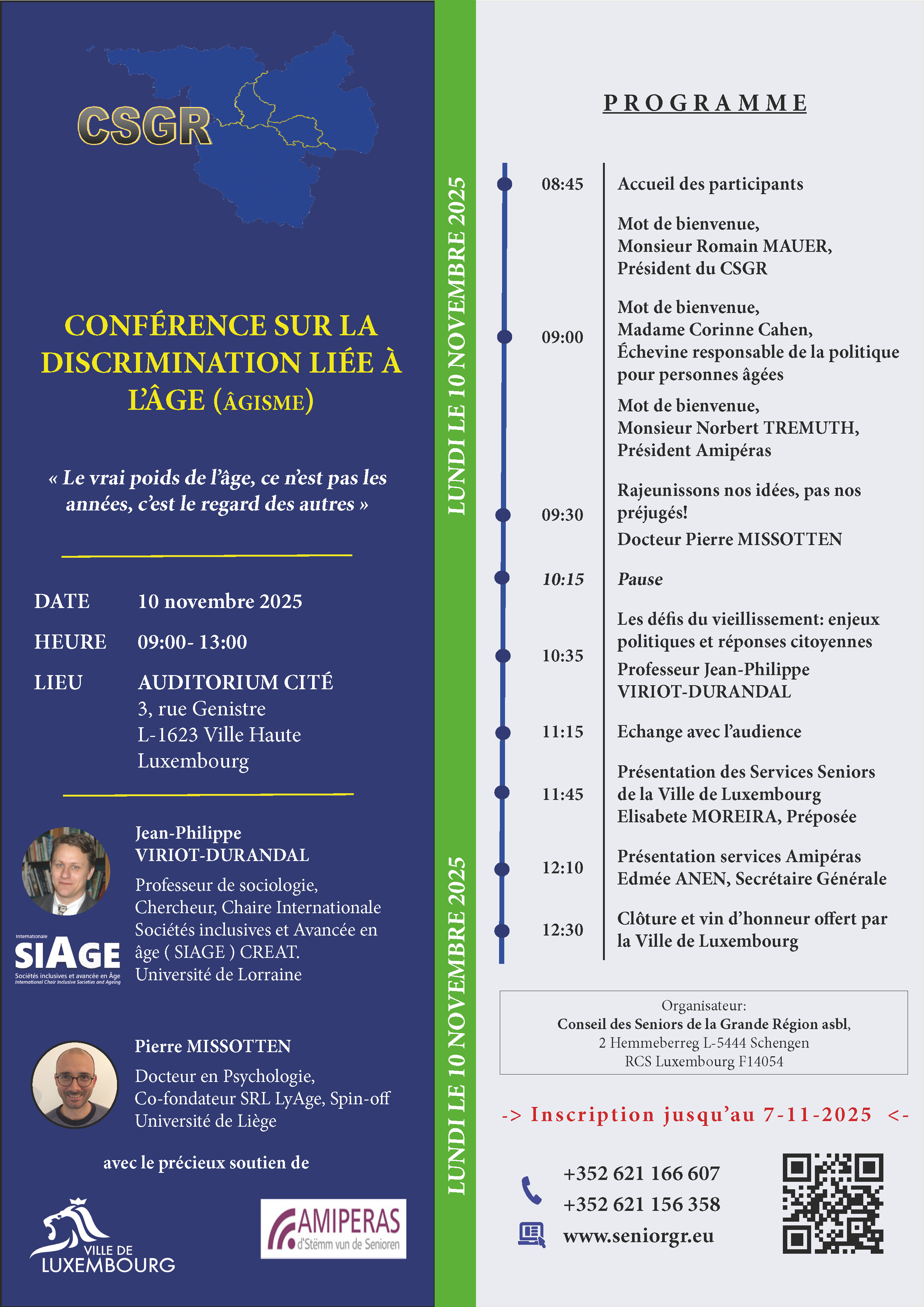 Conférence sur la discrimination liée à l’âge