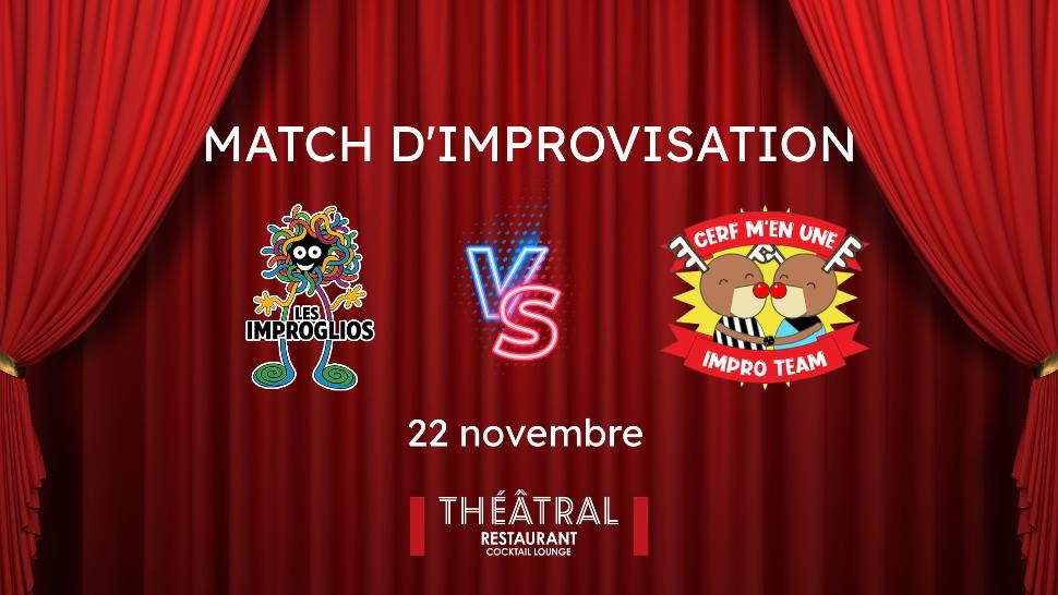 Match d'improvisation | Cerfs m'en une VS Improglios
