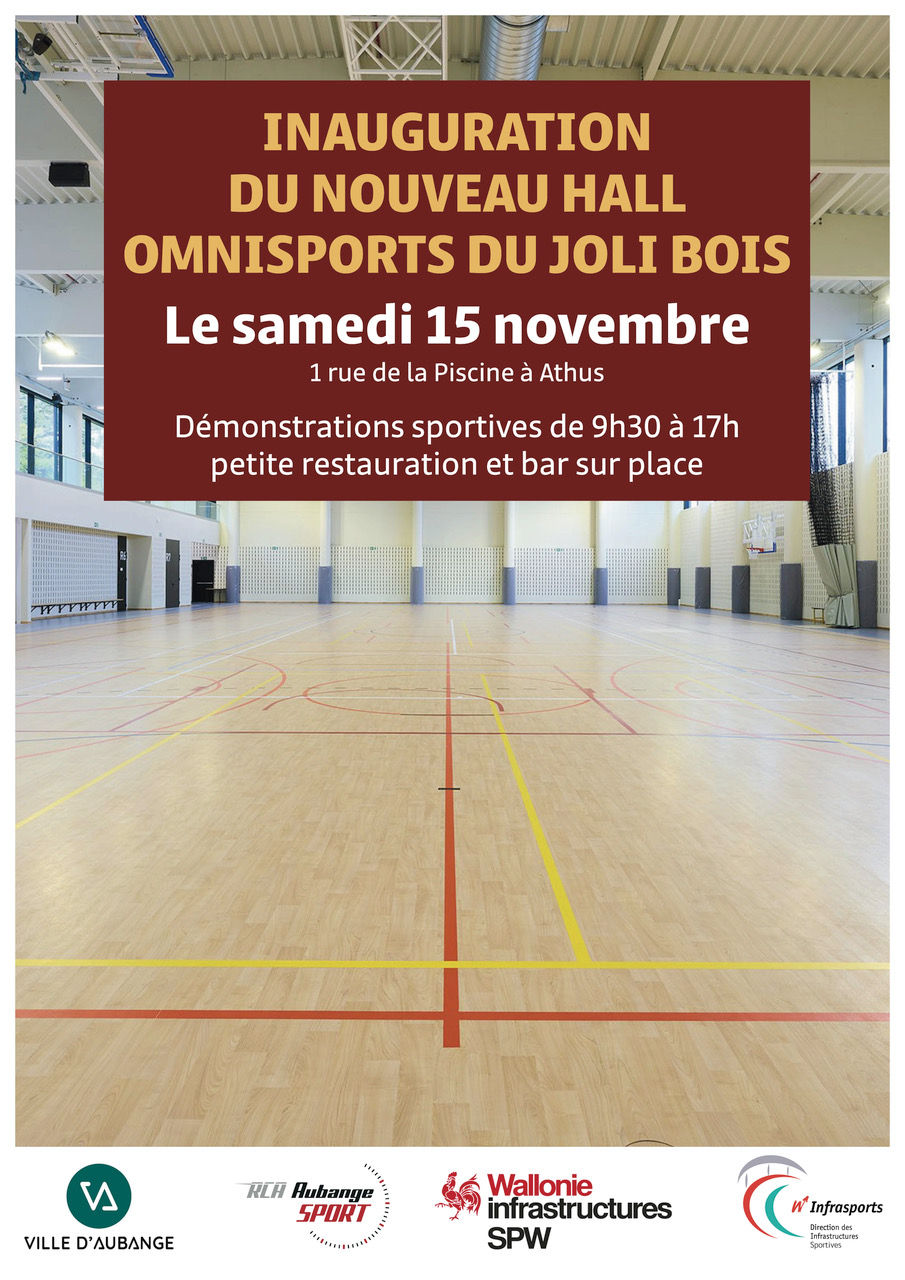 Inauguration of the new Joli Bois multisport hall