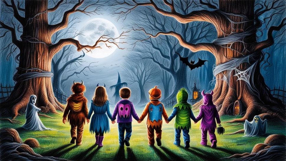 Marche d'Halloween à Halanzy