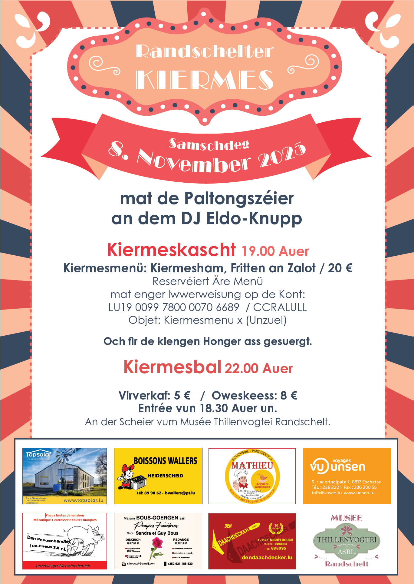 Parish fair Rindschleiden