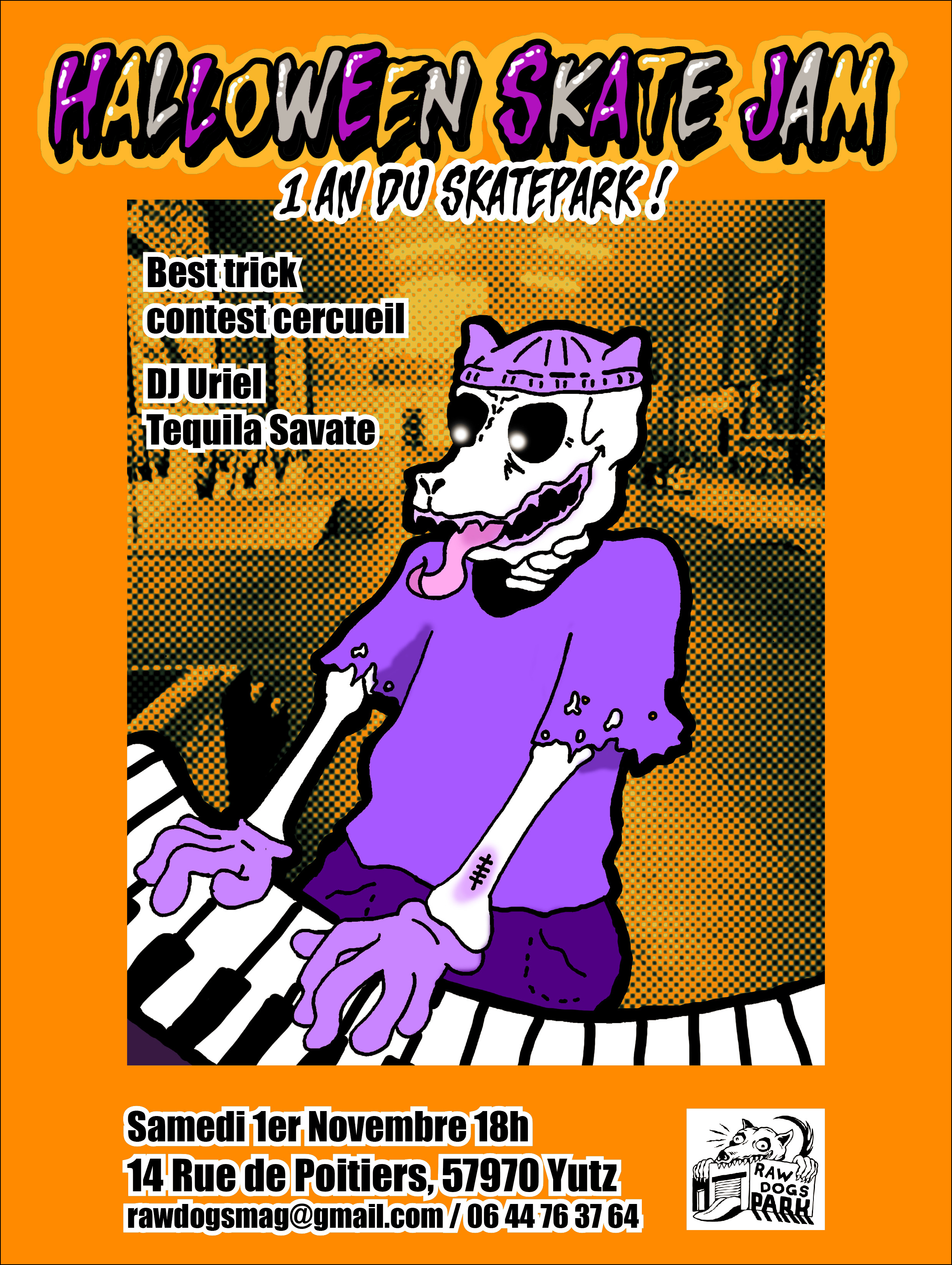 Premier anniversaire du Raw Dogs Park - Halloween Jam