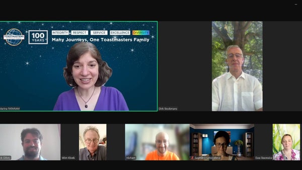 Speak to me Toastmasters: public speeches in German and English