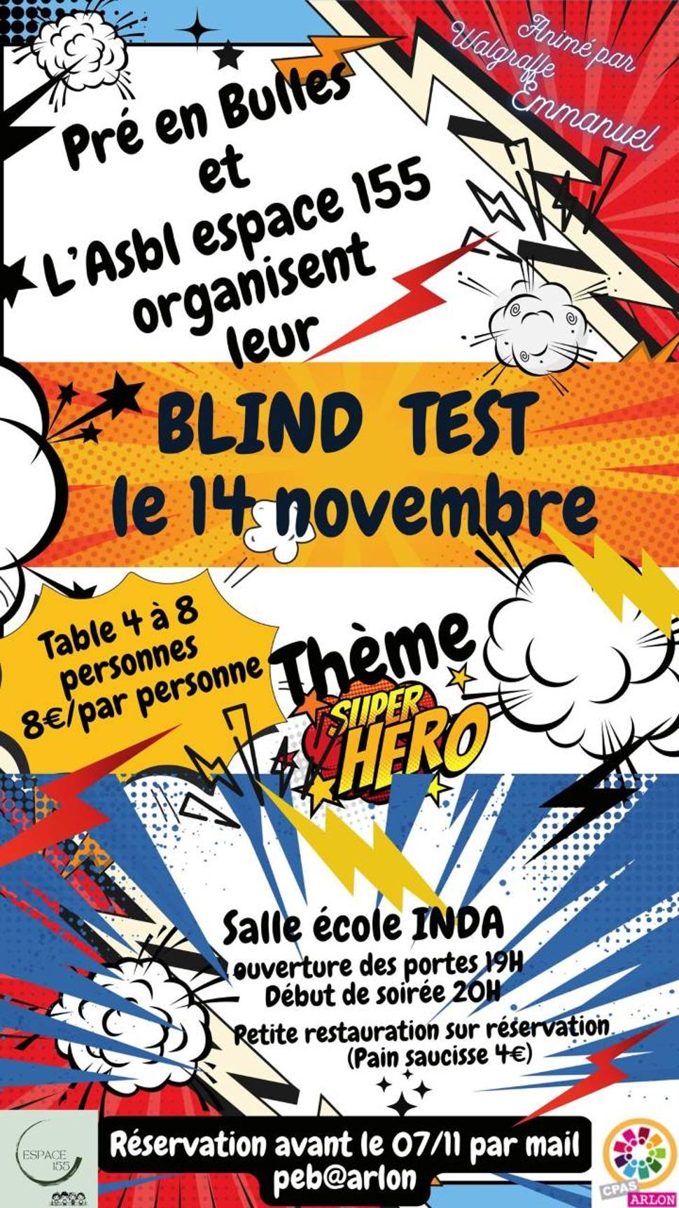 Solidarity and Festive Blind Test | Superheroes!