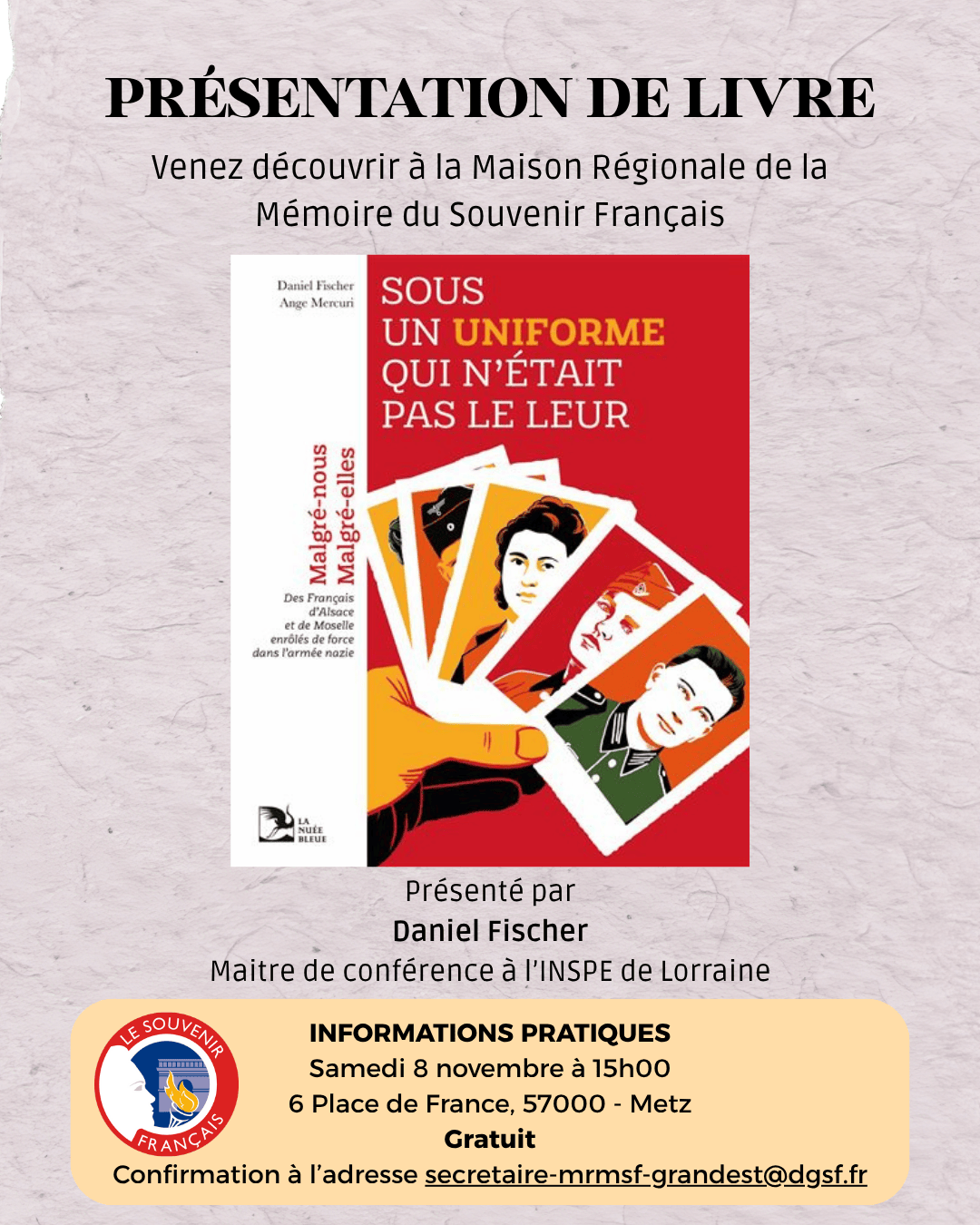 Conférence - Sous un uniforme qui n'était pas le leur