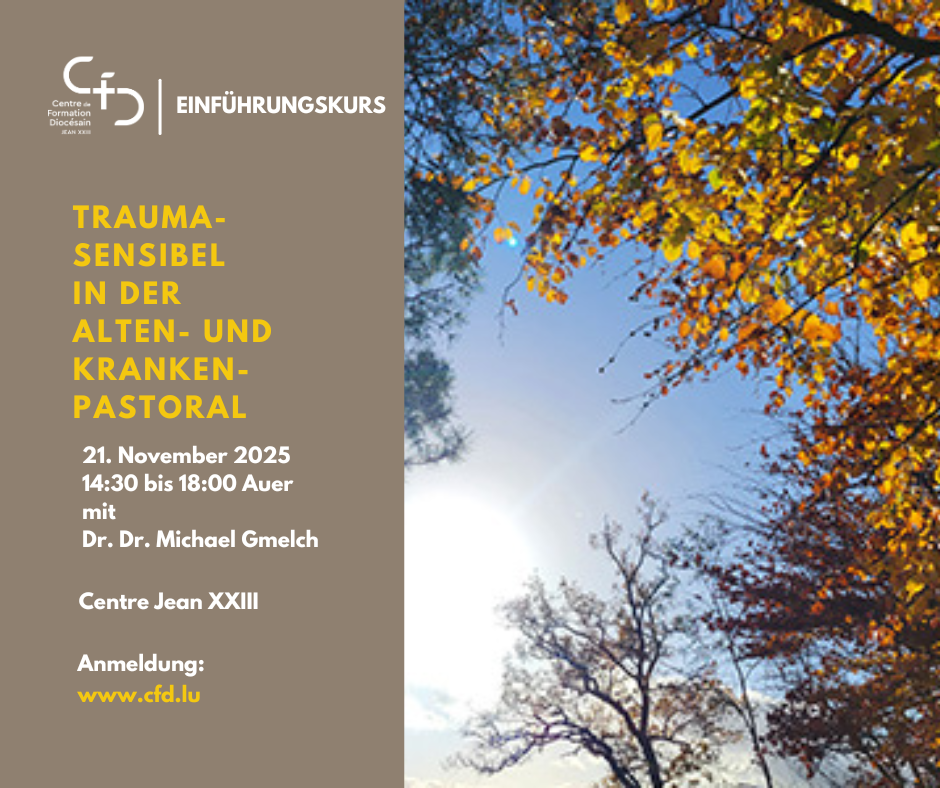 Introduction Course: Trauma Sensitivity in Elderly and Sick Pastoral Care