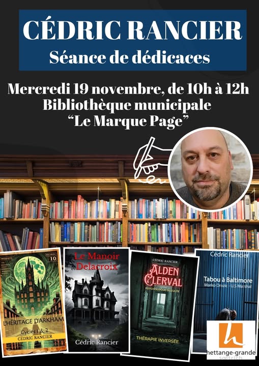 Dédicaces de Cédric Rancier
