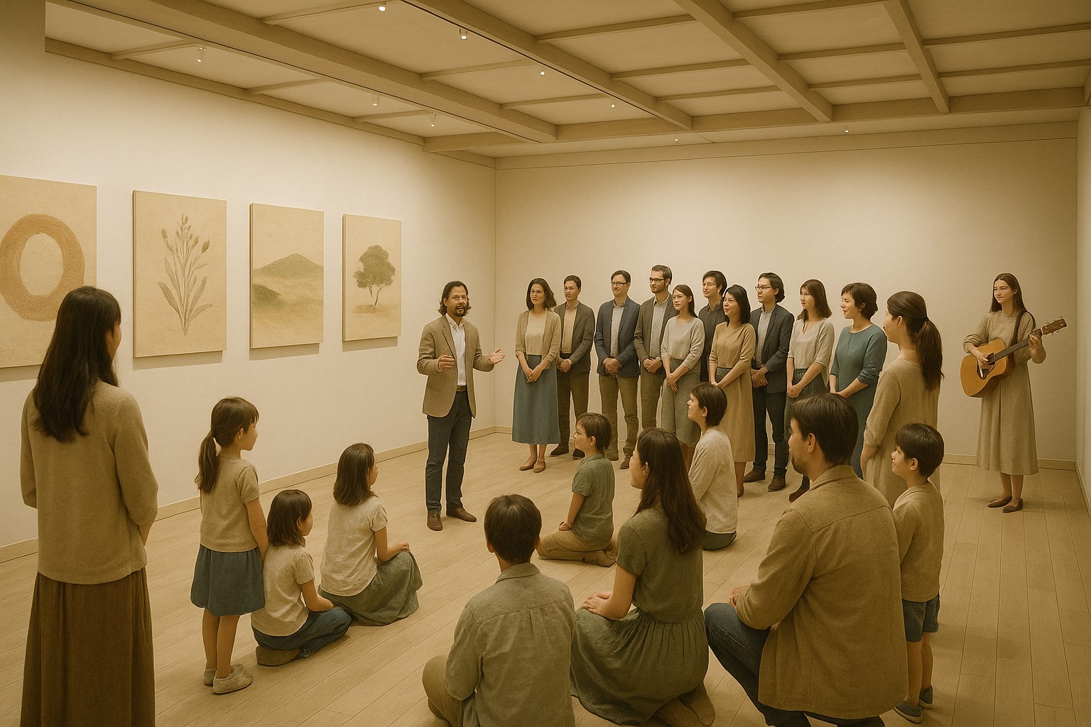 Final Presentation and Exhibition with Meditative Music of the EcoCreativity in Diversity Project