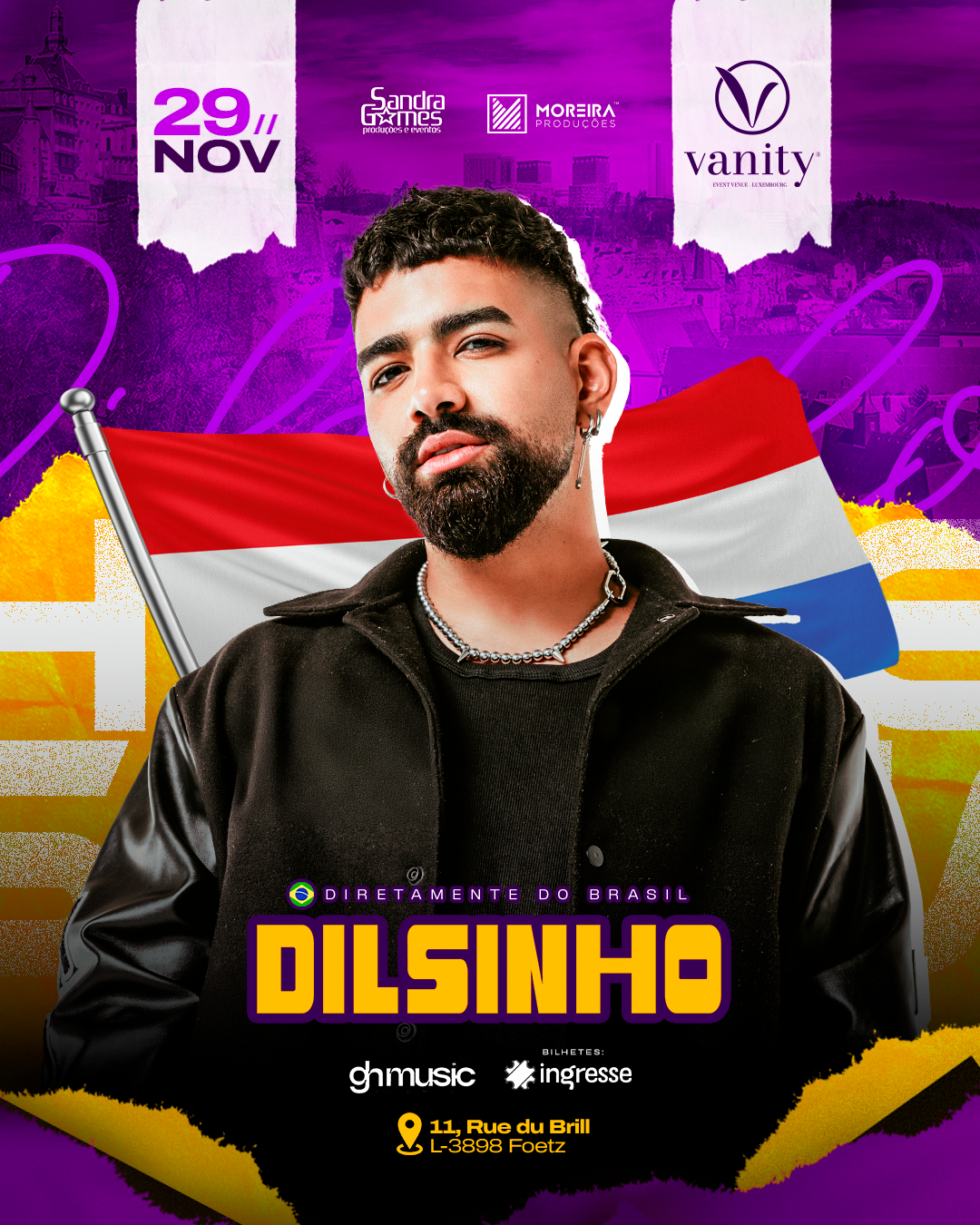 Dilsinho in Luxembourg
