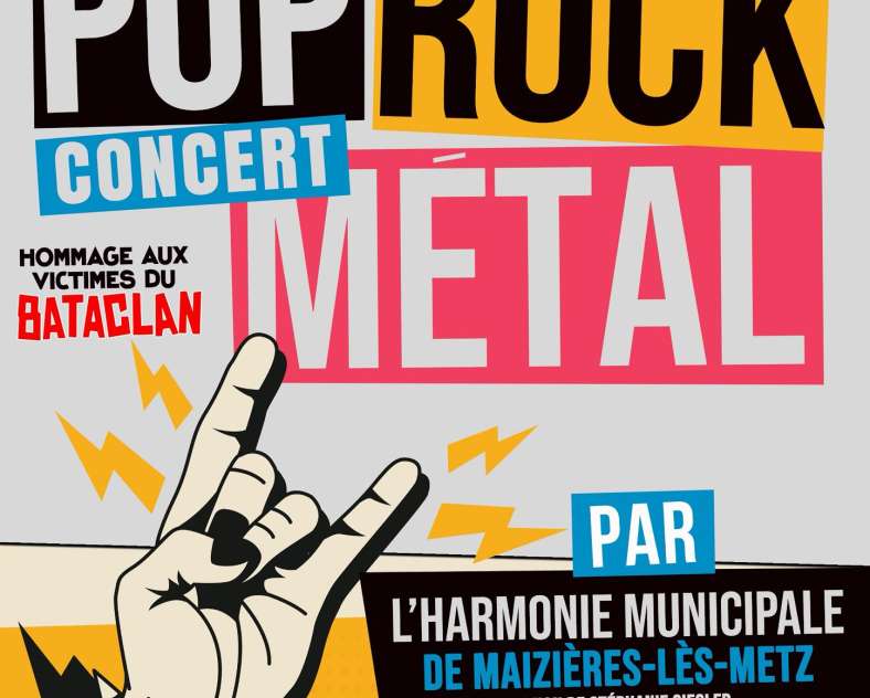 Concert Pop, Rock, Métal 'hommage aux victimes du Bataclan'