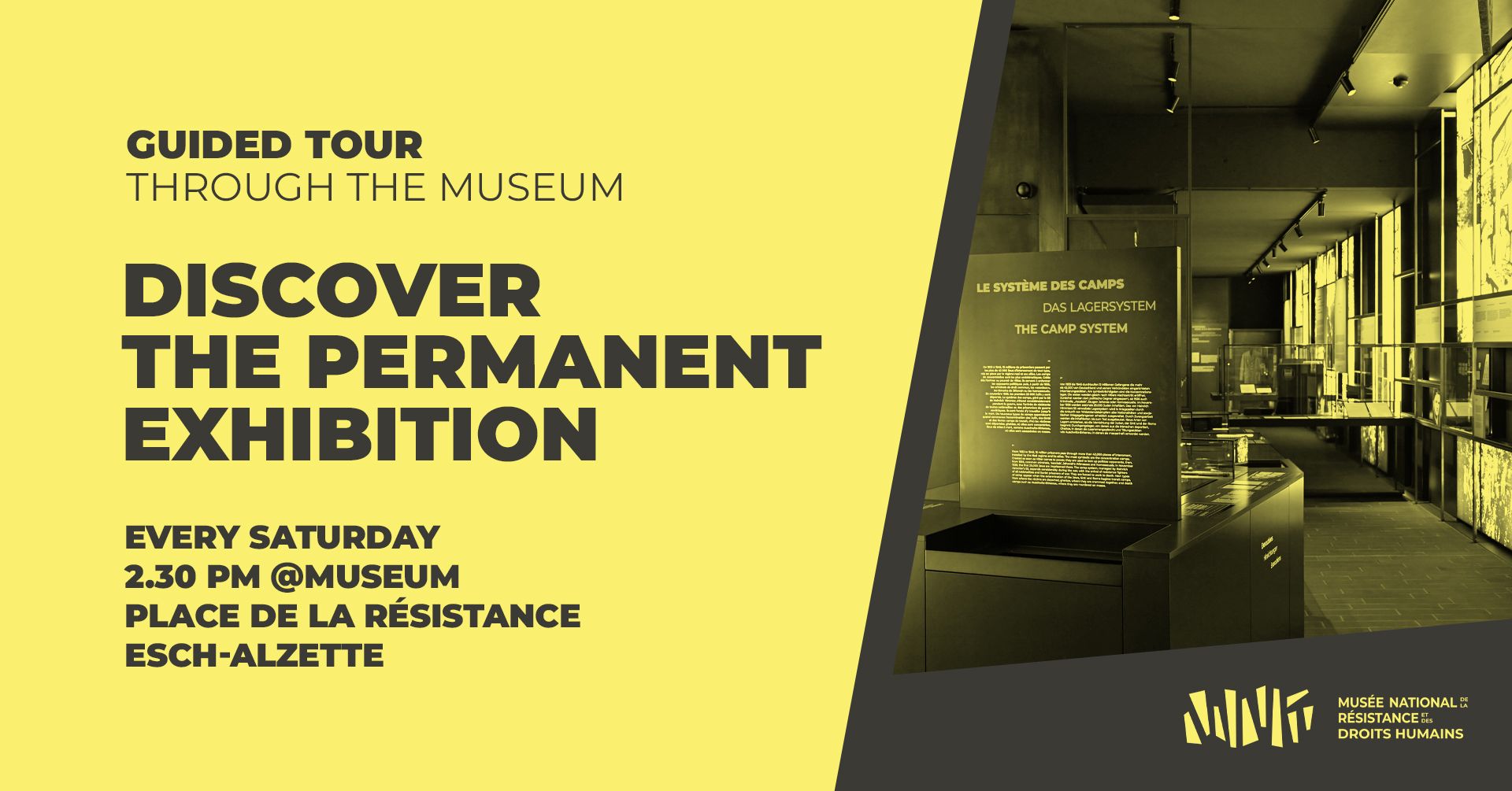 Guided tour through the permanent exhibition