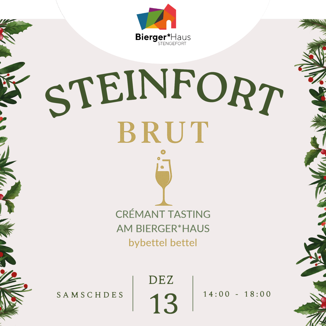 Steinfort Brut - Crémant Tasting