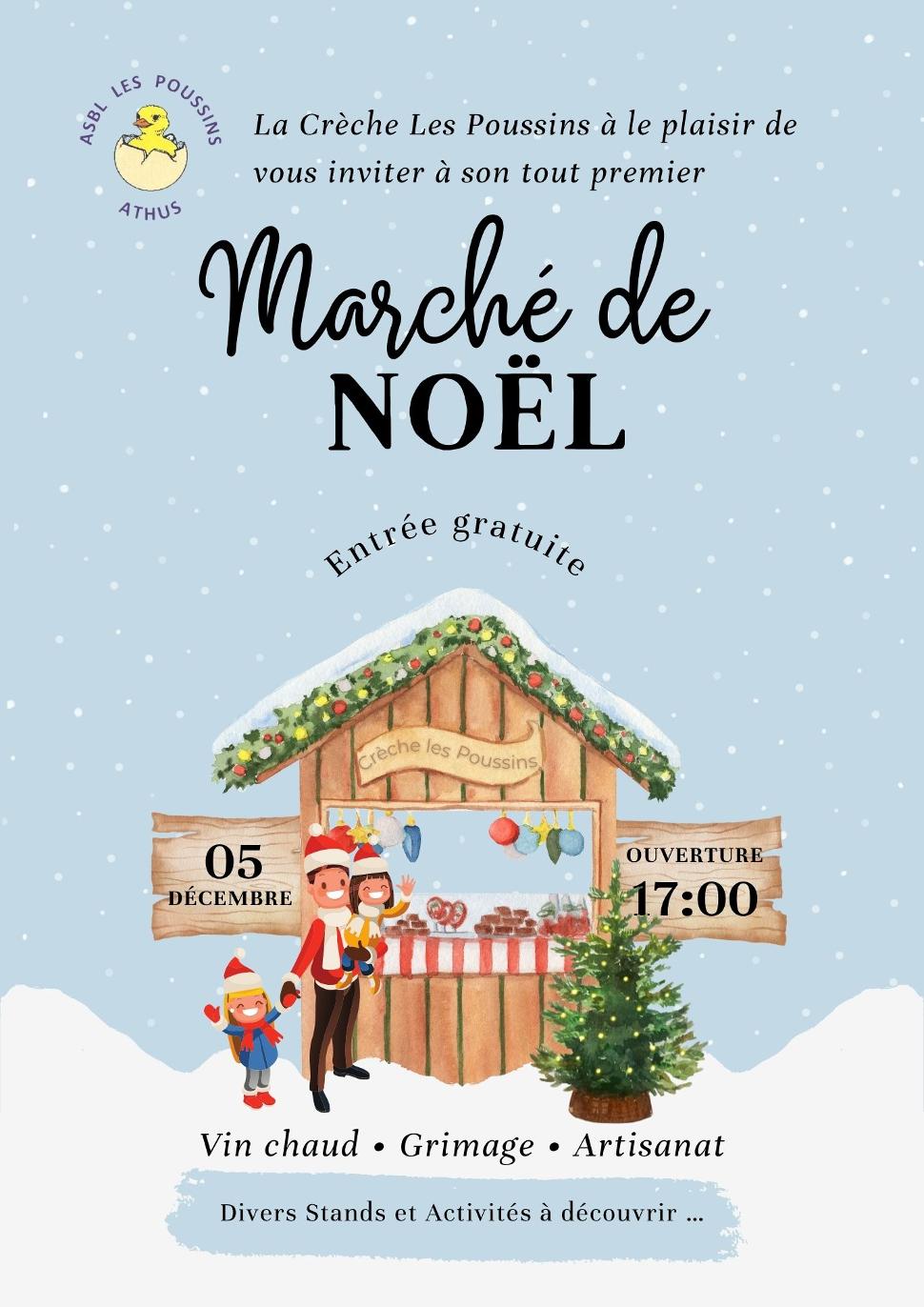 Marché de Noël | Crèche Les Poussins
