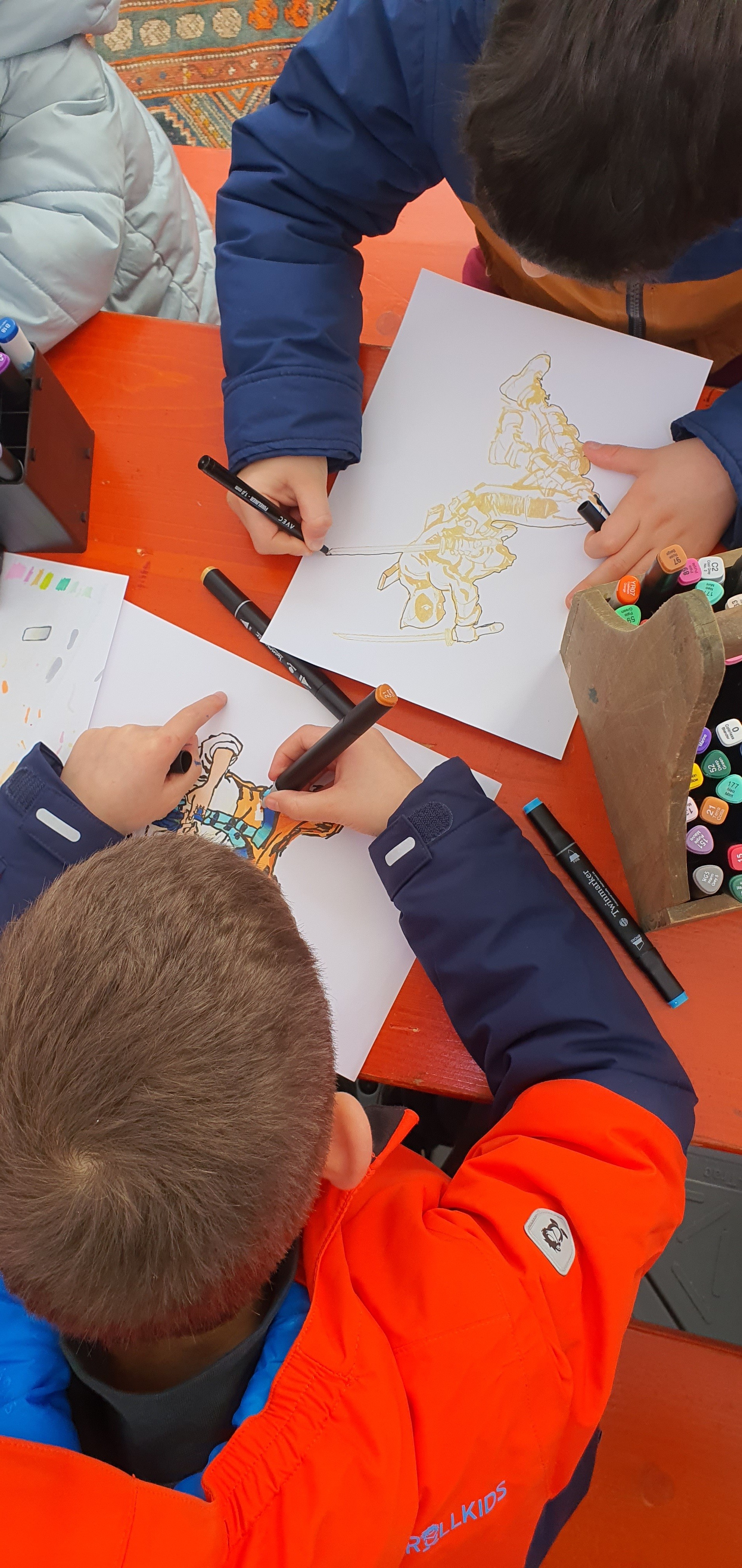 Atelier de dessin de bande dessinée accompagné - WinterKids