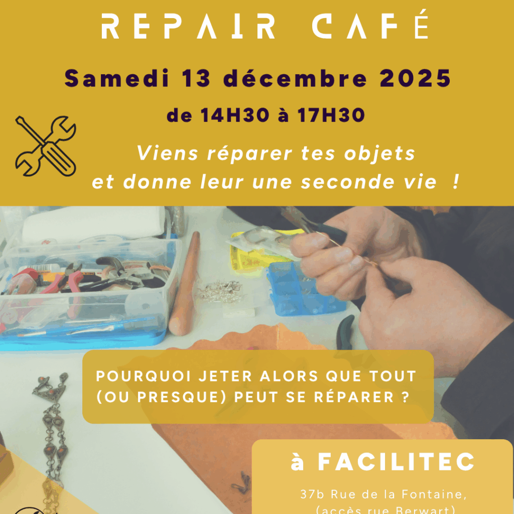 General Repair Café at Facilitec - Explore Esch